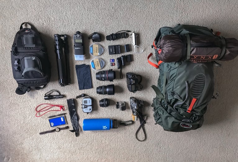 What's in My Bag - Alex Miller, Landscape Photography