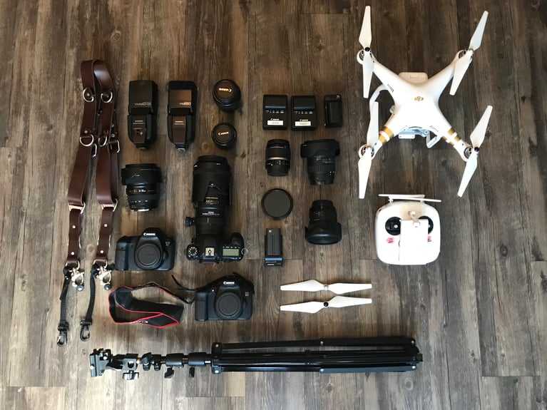 What's in My Bag - Anesha Collins, Wedding Photography