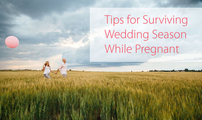 Tips for Surviving Wedding Season While Pregnant